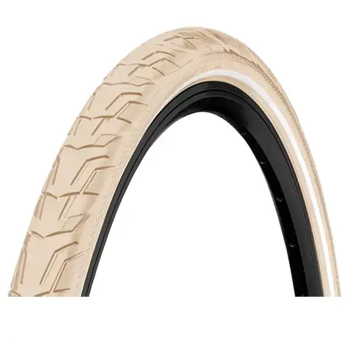 42-622, RIDE City, ExtraPuncture Belt, TPI 3/180,  Drahtreifen, Creme-Reflex